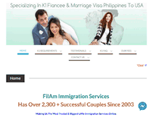 Tablet Screenshot of k1-fiance-visa.com